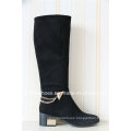 16fw European Trendy Low Metal Heel Women Boots